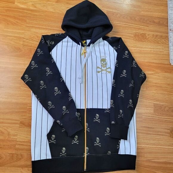 Avirex Other - Avirex Skull Full-Zip Fleece Hoodie M